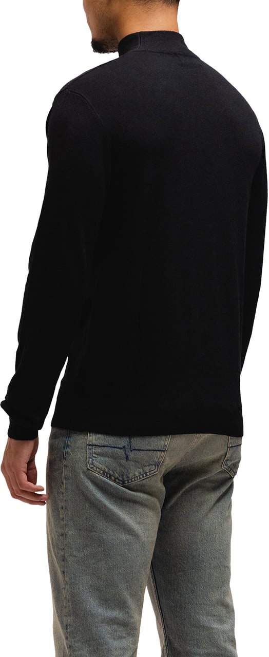 Richesse Knitted Turtleneck Black Zwart
