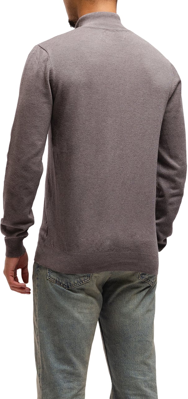 Richesse Knitted Zipper Taupe Taupe