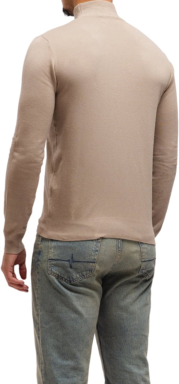 Richesse Knitted Turtleneck Taupe Taupe