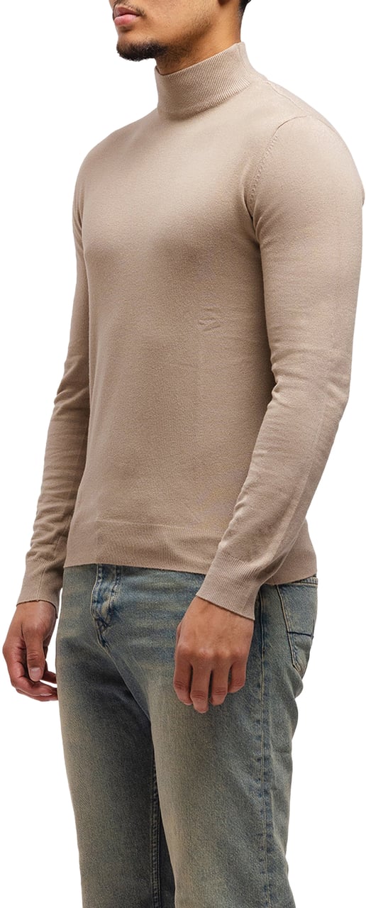 Richesse Knitted Turtleneck Taupe Taupe