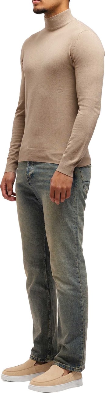Richesse Knitted Turtleneck Taupe Taupe