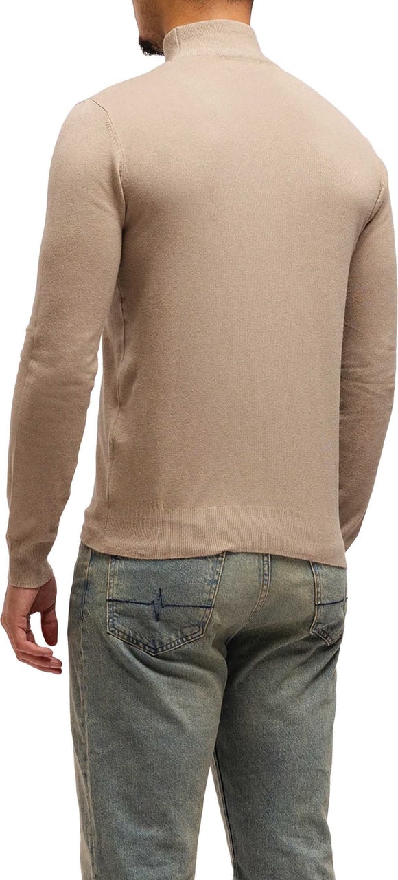 Richesse Knitted Turtleneck Taupe Taupe