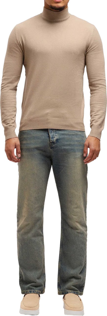 Richesse Knitted Turtleneck Taupe Taupe