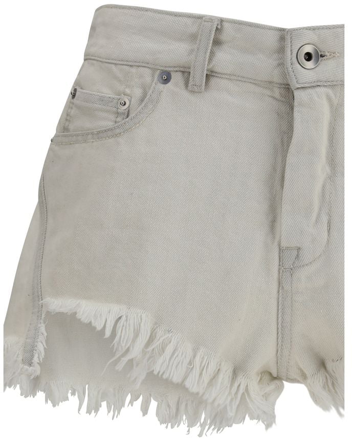 Rick Owens Beige Cotton Bermuda Shorts Beige