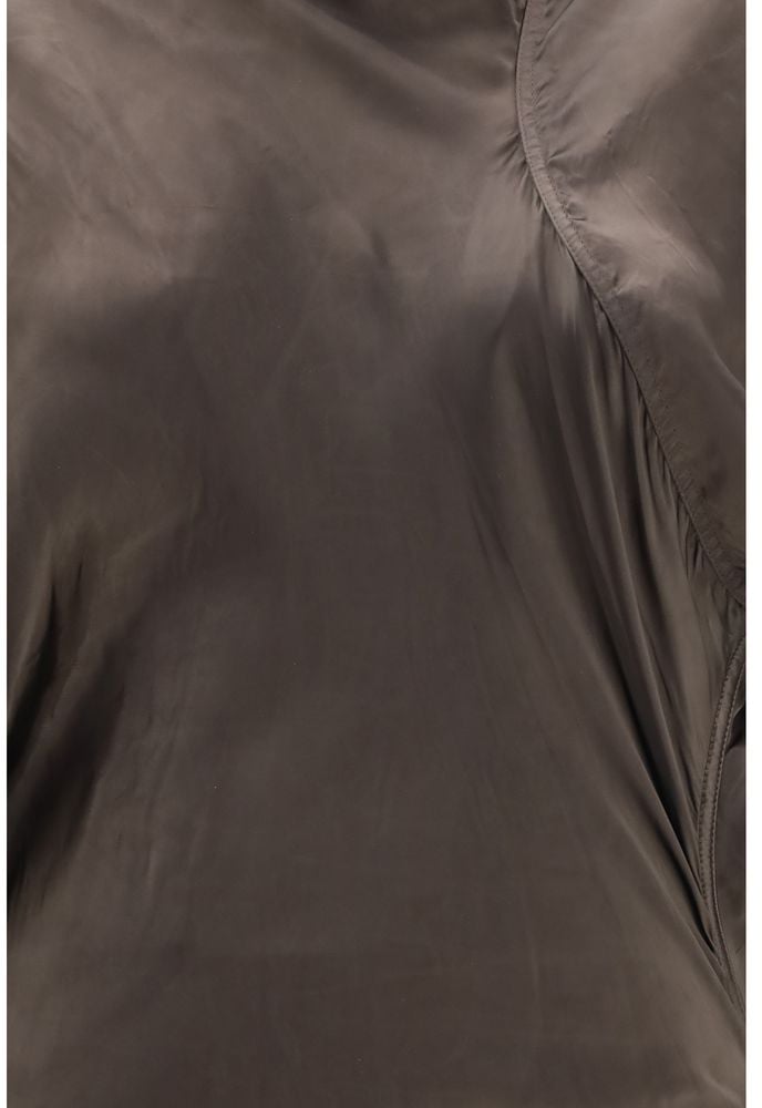 Rick Owens Brown Copper Long Dress Bruin
