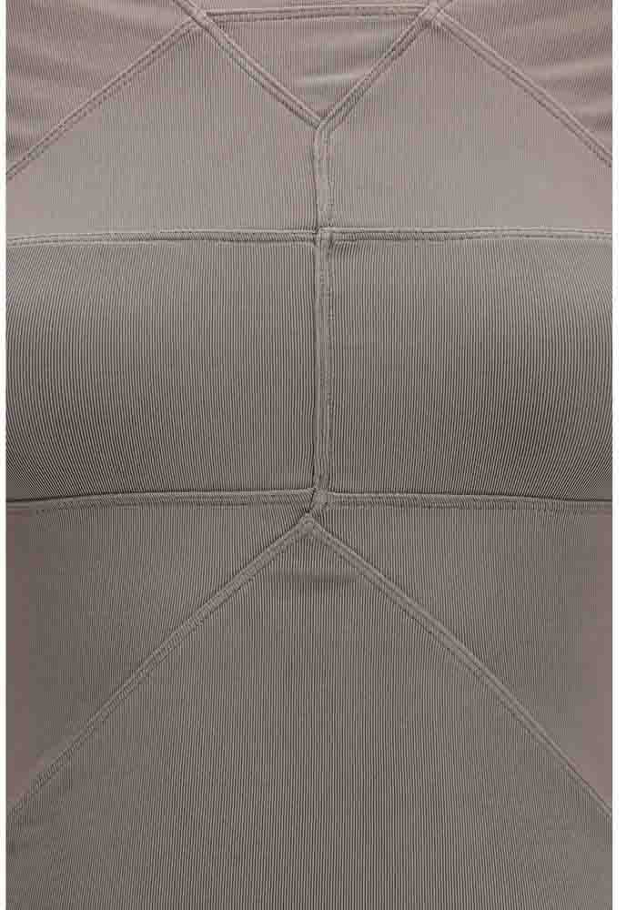 Rick Owens Gray Viscose Shirt Grijs