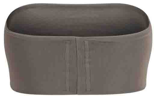 Rick Owens Gray Viscose Sleeveles T-Shirt Grijs