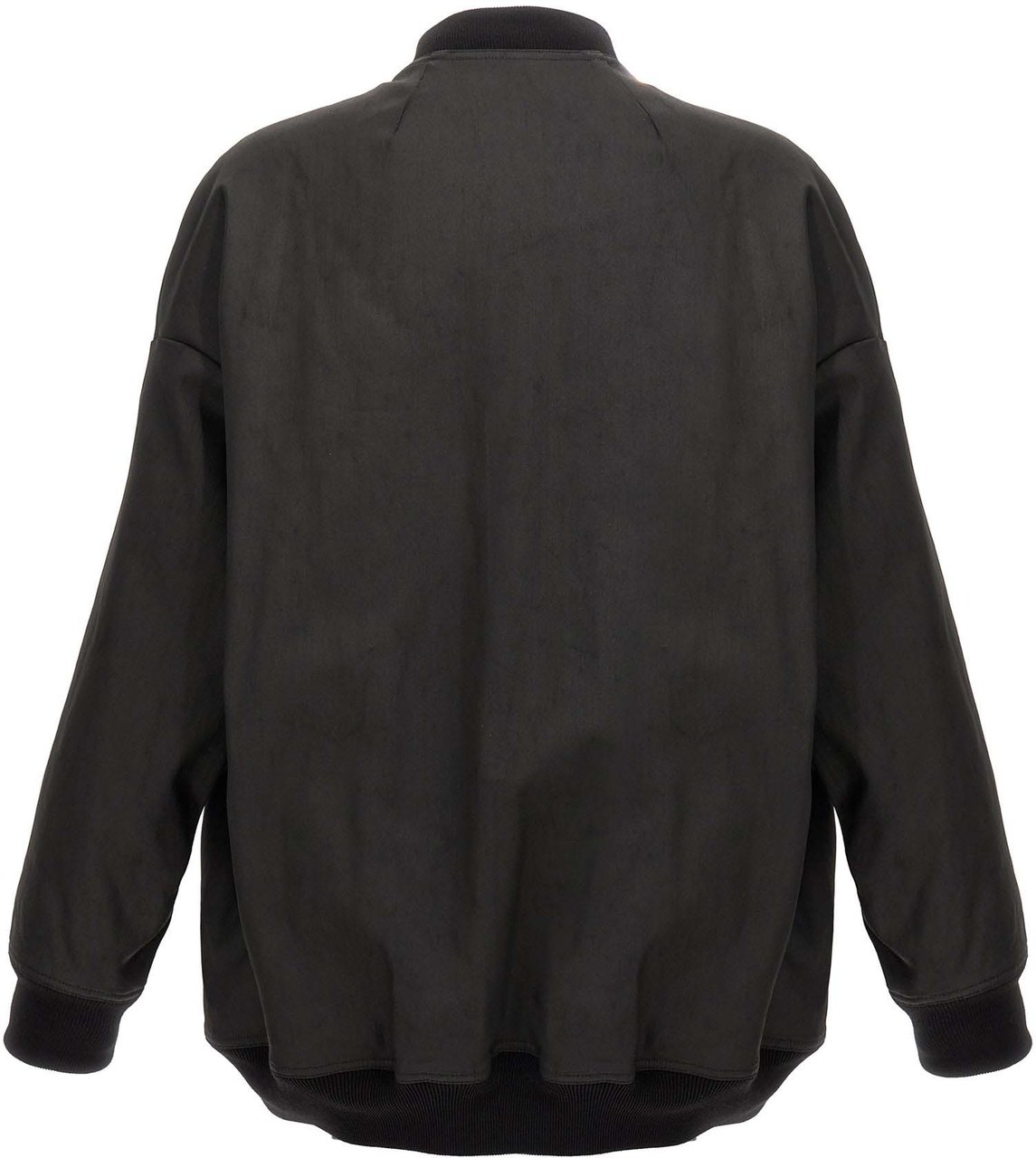 Rick Owens Black Cotton Bomber Zwart