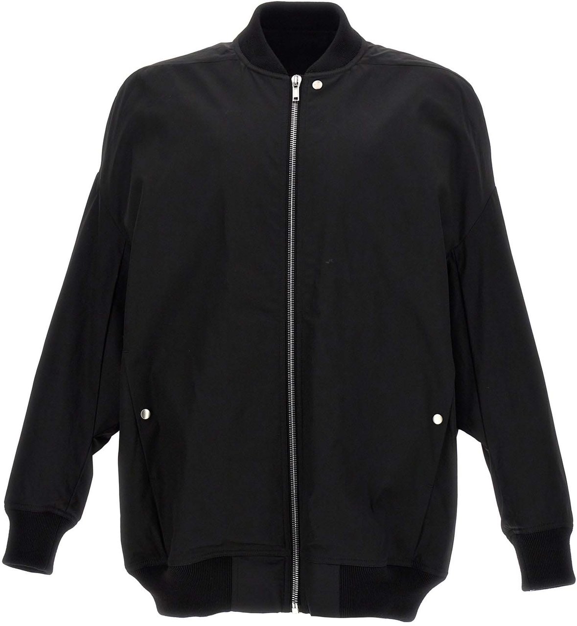 Rick Owens Black Nylon Bomber Zwart