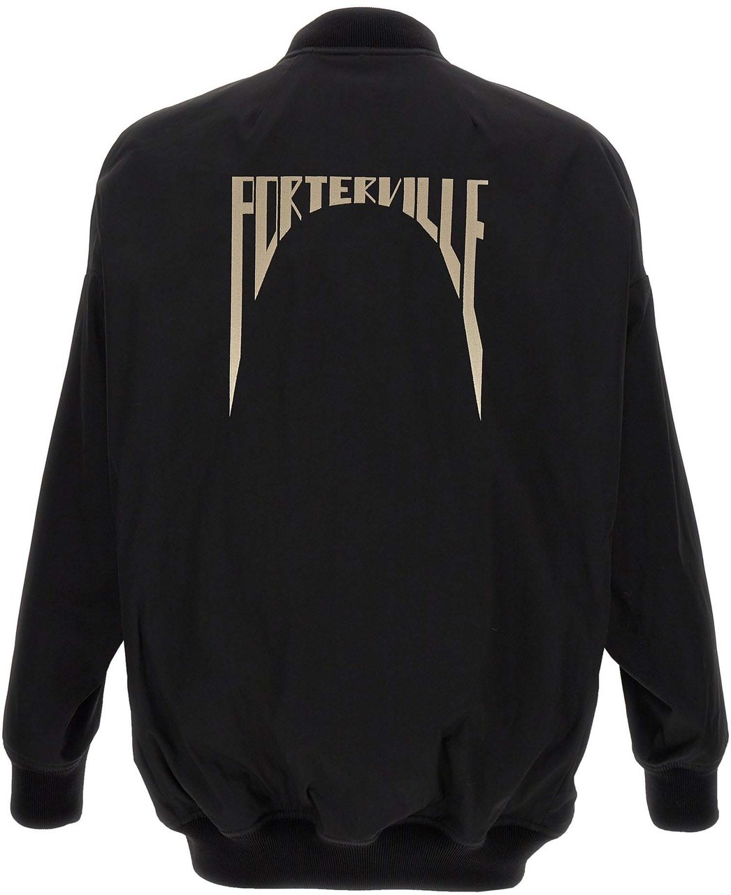 Rick Owens Black Nylon Bomber Zwart