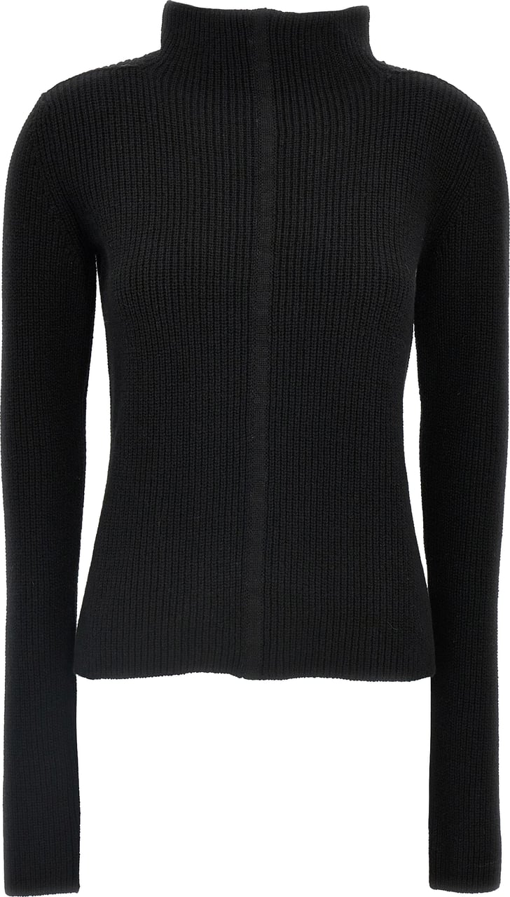 Rick Owens Black Cashmere Cardigan Zwart