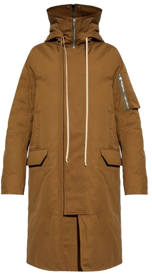 Rick Owens Trench Matelassé Capuche bean megaparka Rick Owens Homme RU02D6980 TE 35 Divers