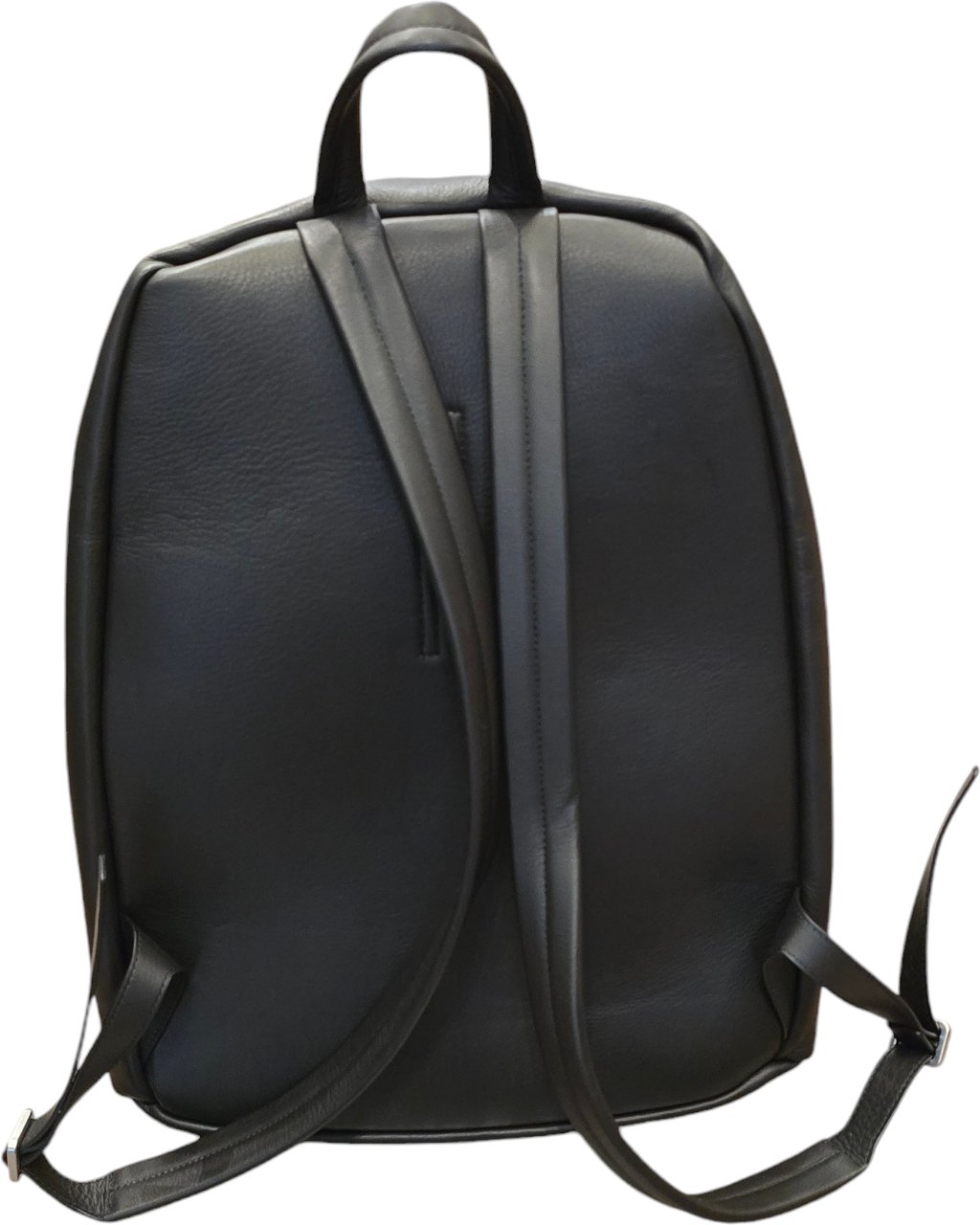 Rick Owens Sac à dos Backpack cuir lisse noir poches zippées Rick Owens Femme Homme RA02D 0571 LCN 09 Zwart
