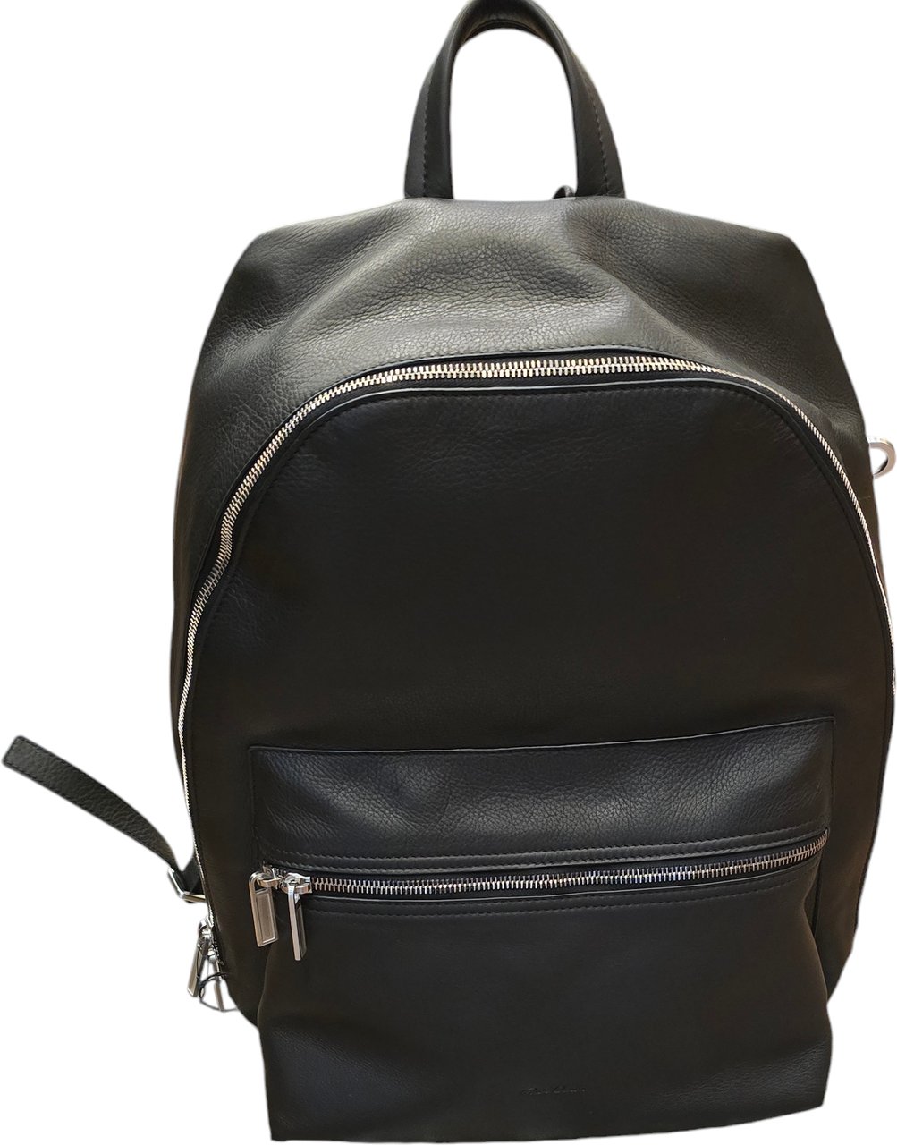 Rick Owens Sac à dos Backpack cuir lisse noir poches zippées Rick Owens Femme Homme RA02D 0571 LCN 09 Zwart