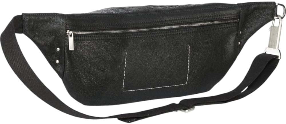 Rick Owens Sac banane grand blister Noir Bumbag Rick Owens Femme Homme RA01E 0631 LBA 09 Zwart