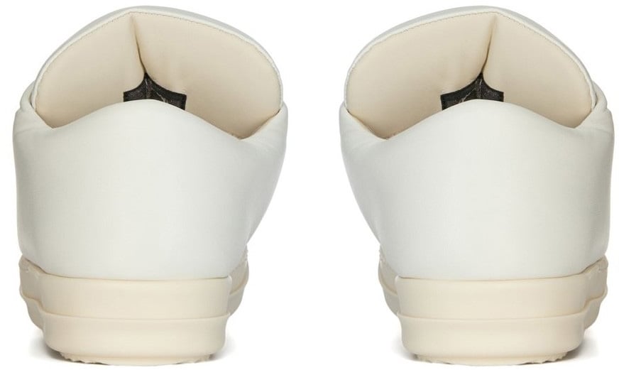 Rick Owens Baskets cuir blanc lacets épais Jumbolace Low Sneaks Rick Owens Femme RO01E 7883 LLPPW2 1111 Wit