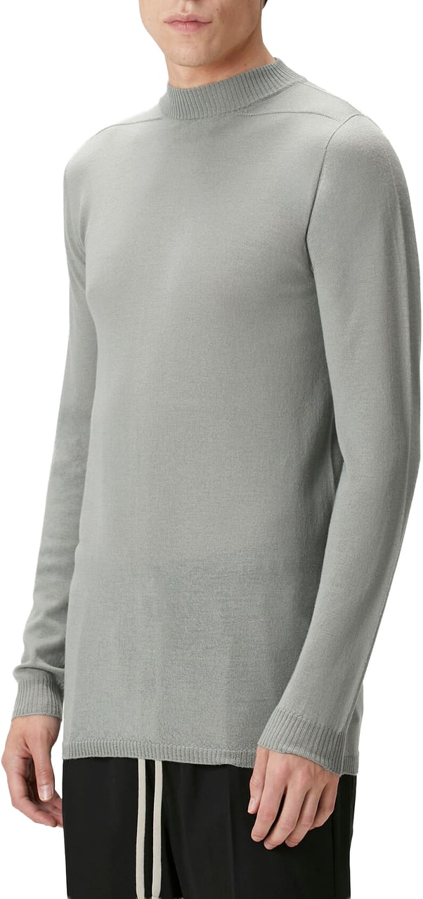 Rick Owens Pull bleu wash col montant Mérinos Rick Owens Homme RU02E 1625 M 06 Divers