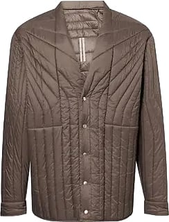Rick Owens Veste doudoune matelassée col v dark dust Rick Owens Homme RU02E1755 NPT1 78 Divers