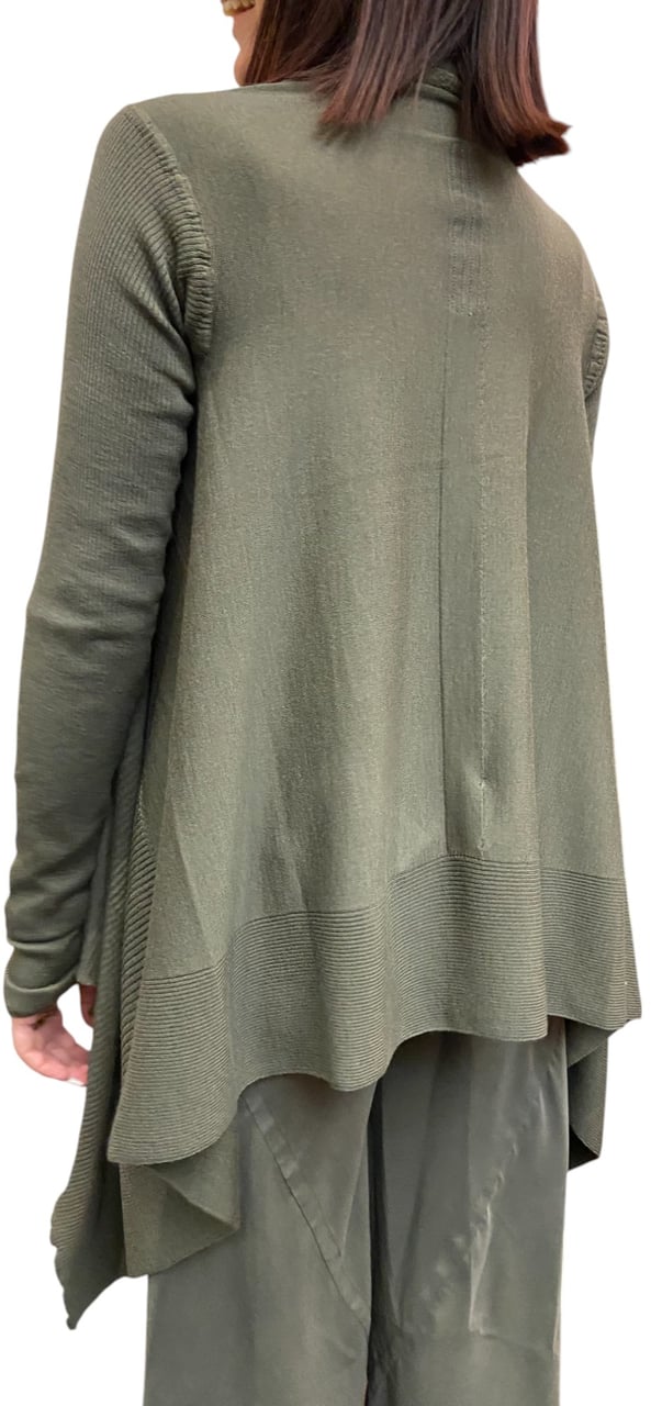 Rick Owens Gilet Wrap Médium vert Bosco Rick Owens Femme RP02E 4642 M 25 Groen