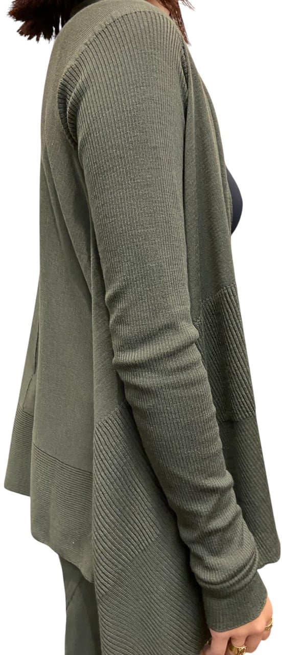 Rick Owens Gilet Wrap Médium vert Bosco Rick Owens Femme RP02E 4642 M 25 Groen