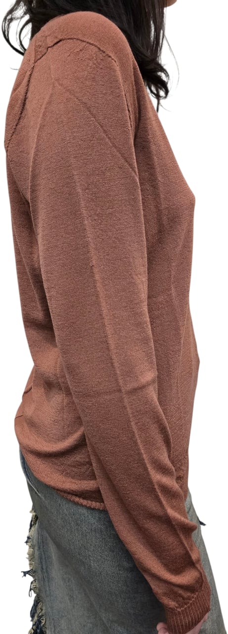 Rick Owens Pull v laine vierge Bois de rose Rick Owens Femme RP02E 4623 M 13 Divers