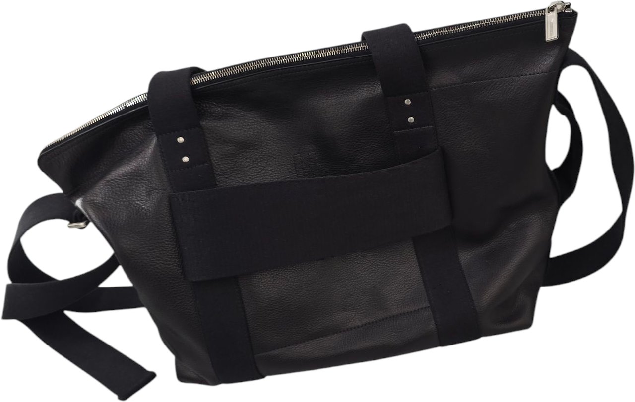 Rick Owens Sac Trolley cuir de vache grainé noir Rick Owens Femme RA01F 0861 LCN 0909 Zwart