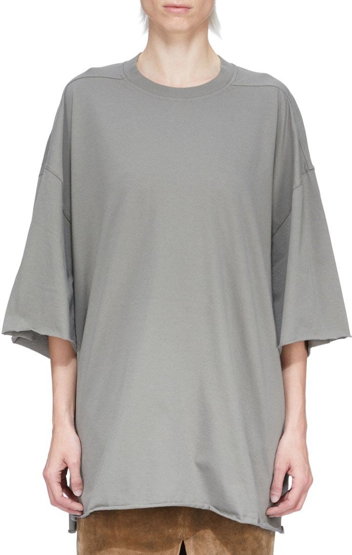 Rick Owens Sweat Tommy T oversize eucalyptus Rick Owens Femme RP01F 6204 JA 35 Divers