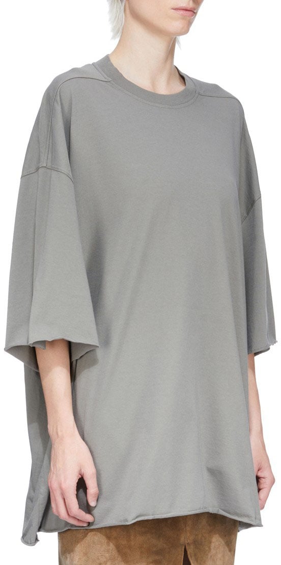 Rick Owens Sweat Tommy T oversize eucalyptus Rick Owens Femme RP01F 6204 JA 35 Divers