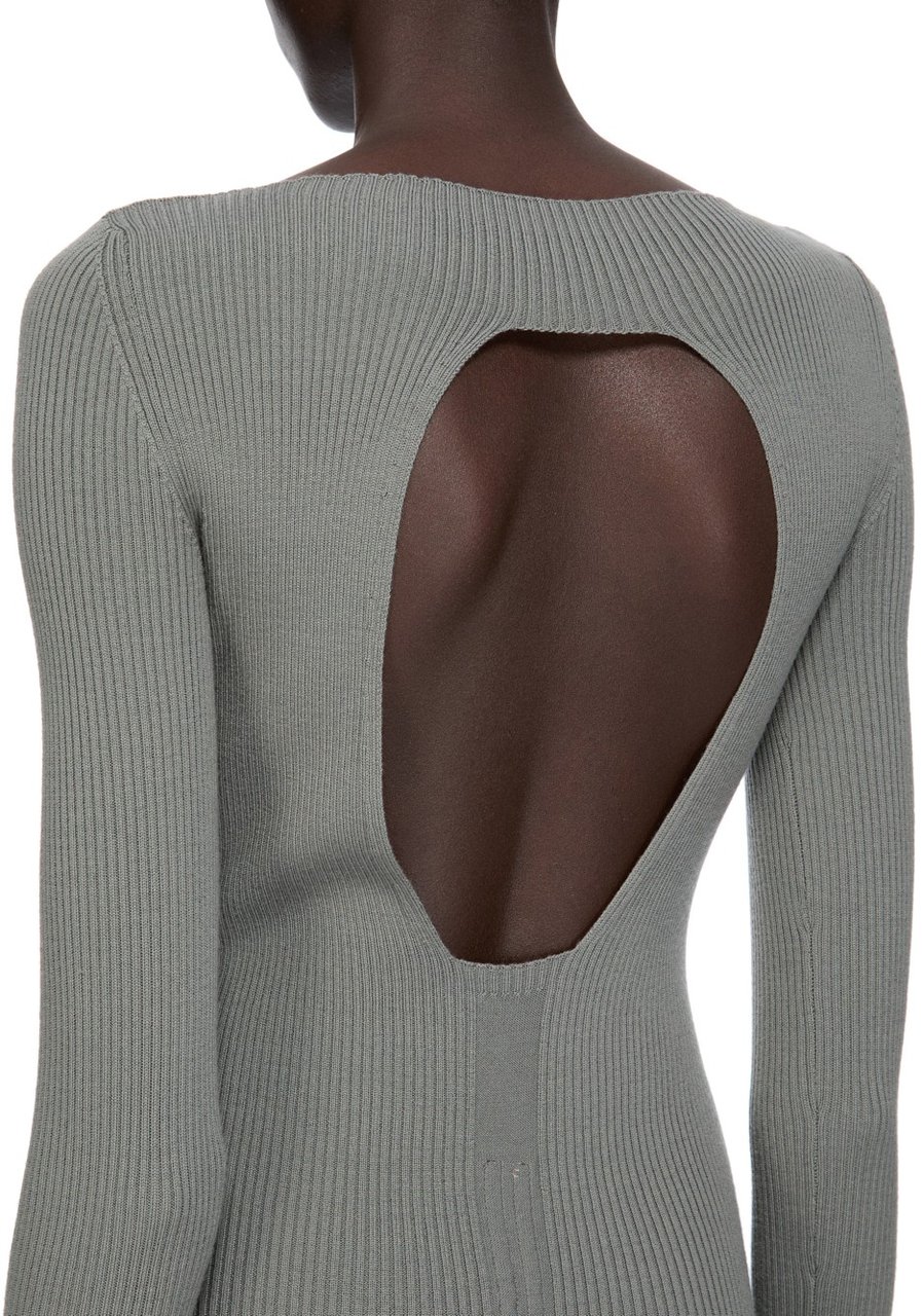 Rick Owens Robe maille dos ouvert eucalyptus Al Dress Rick Owens Femme RP01F 6616 RIBN 35 Divers