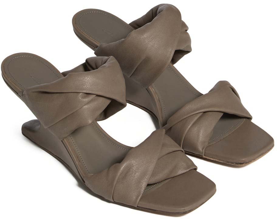 Rick Owens Sandales dust Cantilever 6 Twisted Rick Owens Femme RP01F 6884 LGY 34 Divers