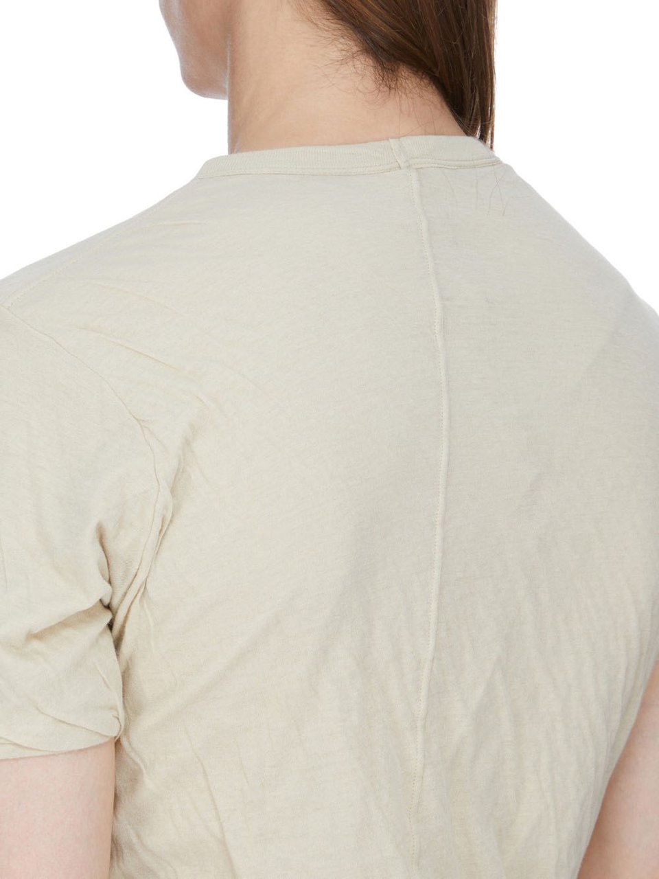 Rick Owens T-shirt double mc sable Sand Rick Owens Homme RU01F 2256 UCDB 138 Beige