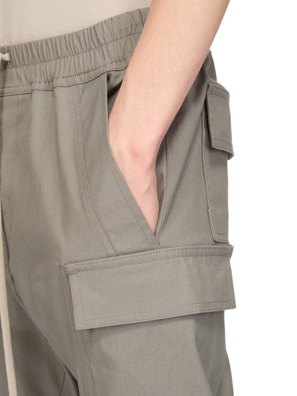 Rick Owens Pantalon multipoches coton léger Eucalyptus Mastodon megacargo Rick Owens Homme RU01F 2337 TE 35 Divers