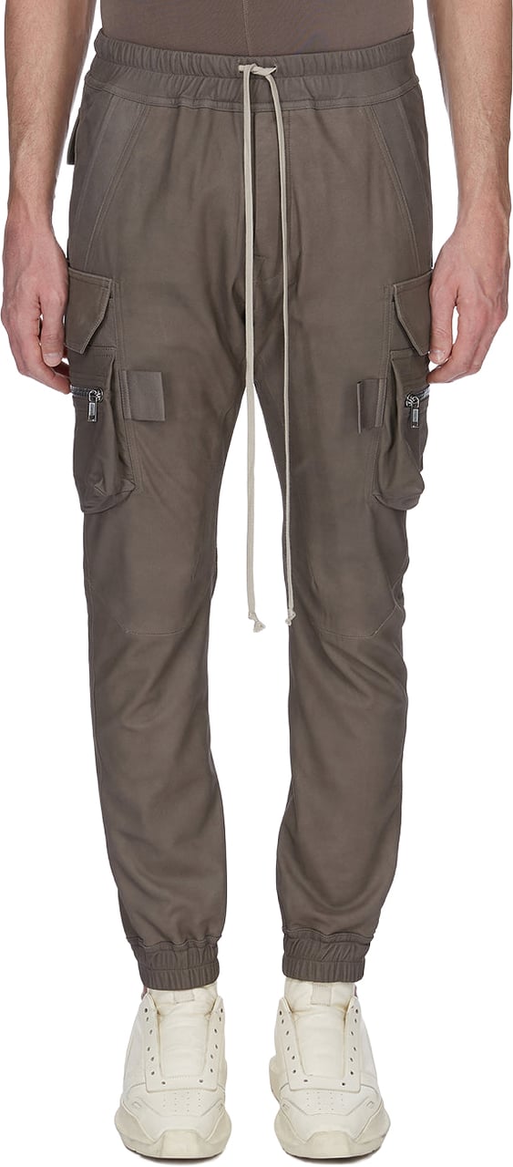 Rick Owens Pantalon biker cuir blister dust Mastodon cargo Rick Owens Homme RU01F 2396 LBF 34 Divers