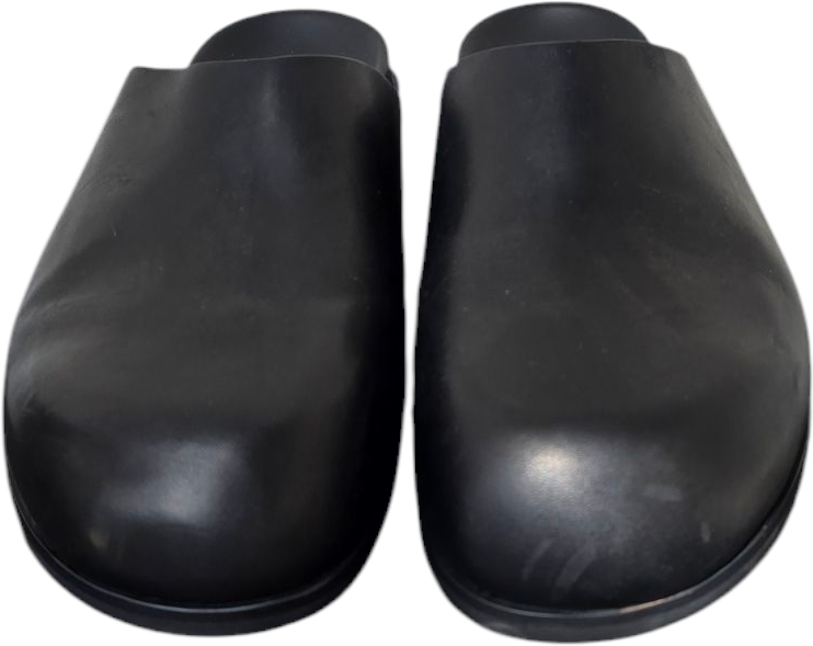 Rick Owens Mules cuir noir Granola Rick Owens Homme RU01F 2809 LGE 09 Zwart