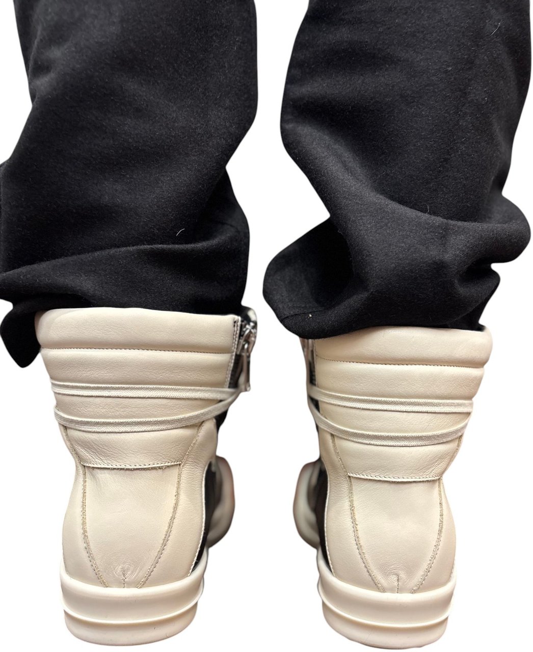 Rick Owens Sneakers GeoBasket Noir Milk Rick Owens Homme RU02F 4894 LCO 911 Zwart