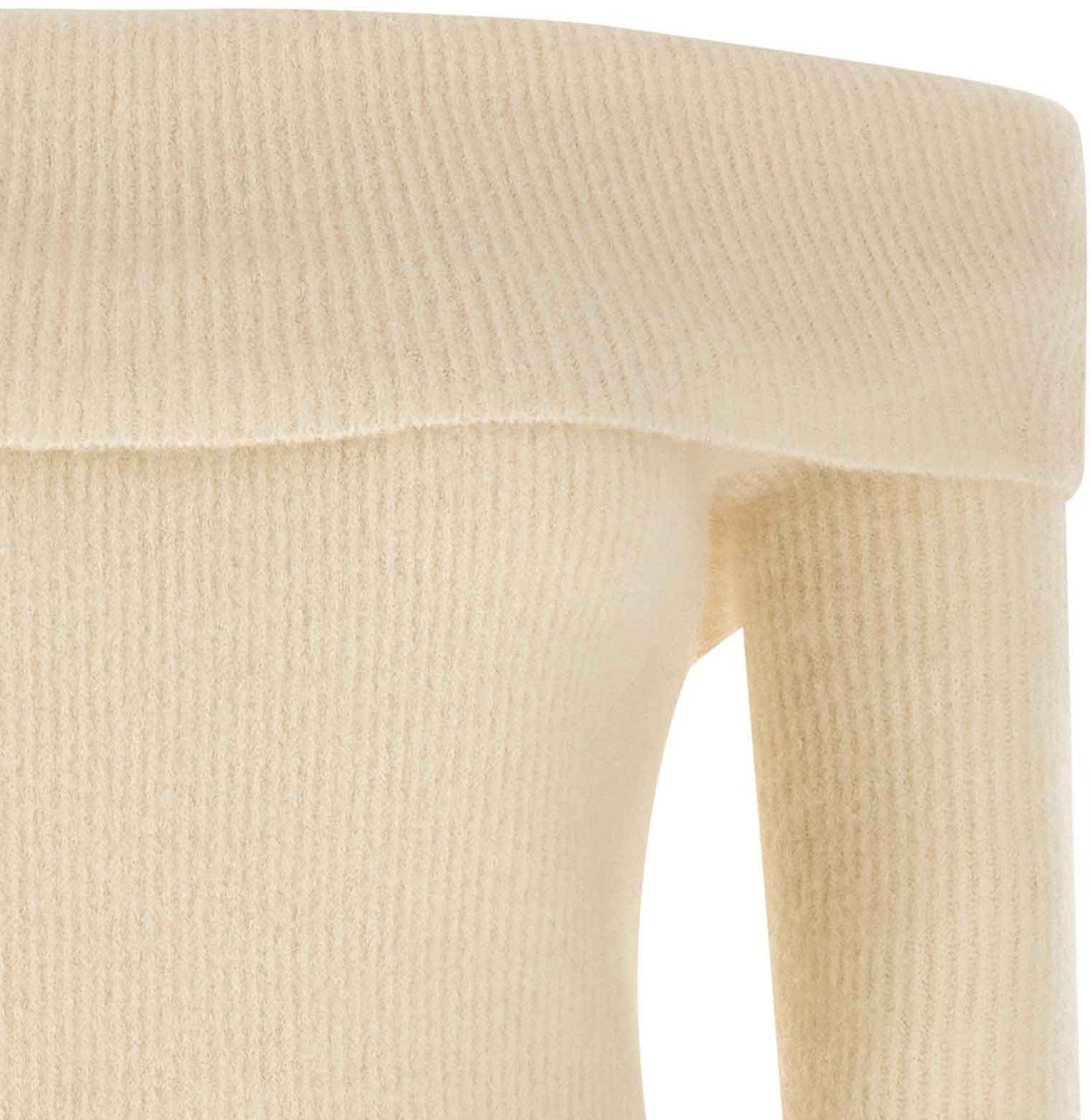 Rick Owens White Wool Cardigan Wit