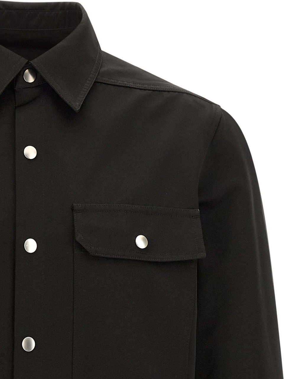 Rick Owens Black Polyester Blouse Zwart
