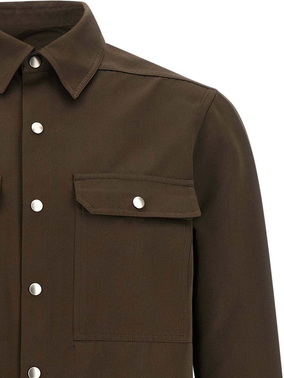 Rick Owens Brown Polyester Blouse Bruin