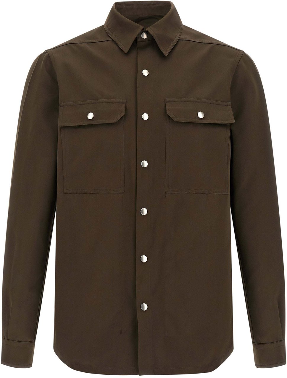 Rick Owens Brown Polyester Blouse Bruin