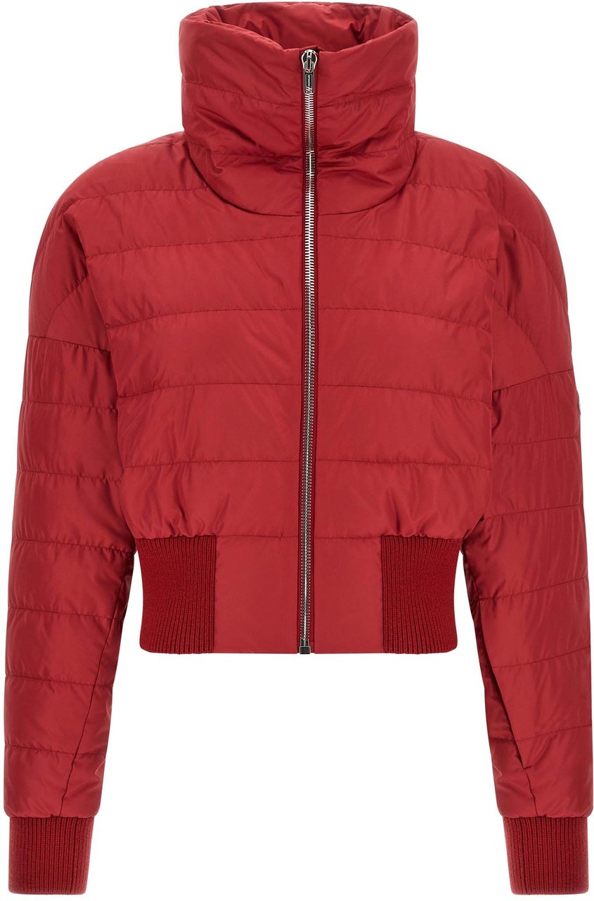 Rick Owens Multicolor Polyester Full-Length Jacket Rood