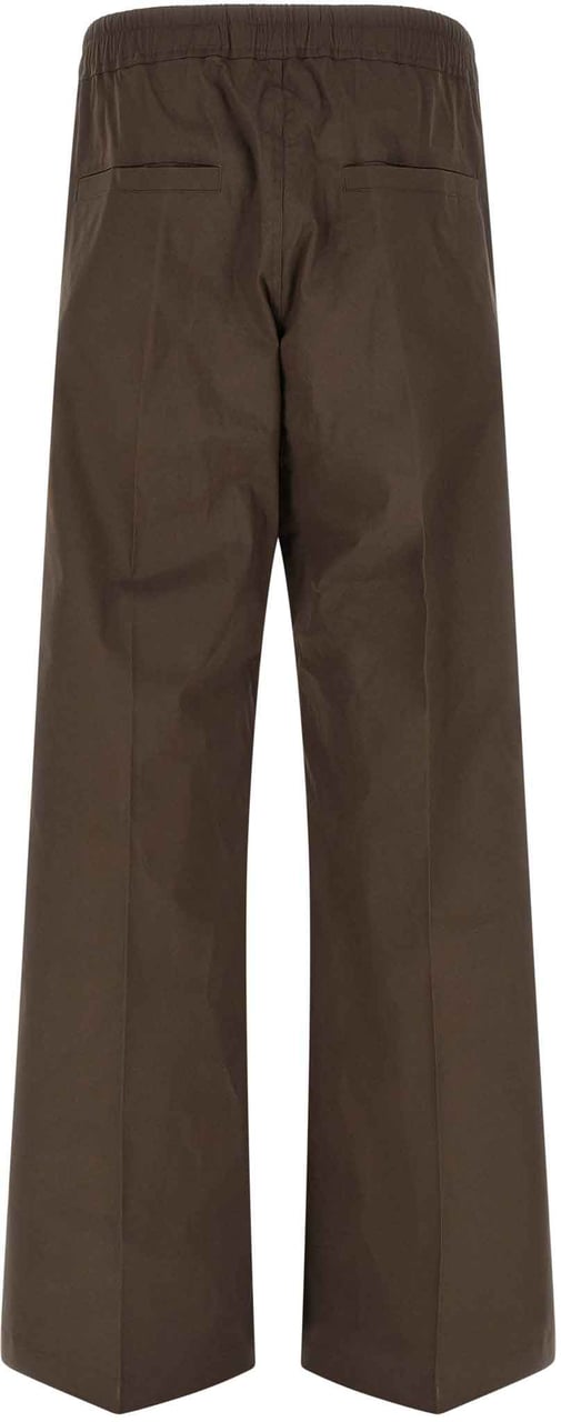 Rick Owens Brown Cotton Cargo Pants Bruin