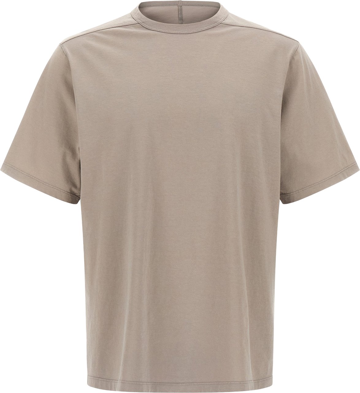 Rick Owens Beige Cotton T-Shirt Beige