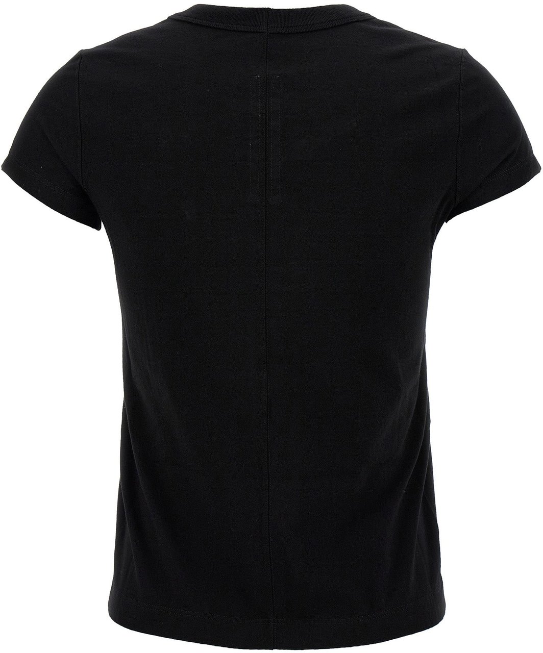 Rick Owens Black Cotton T-Shirt Zwart