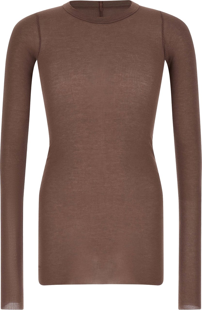 Rick Owens Purple Viscose T-Shirt Paars