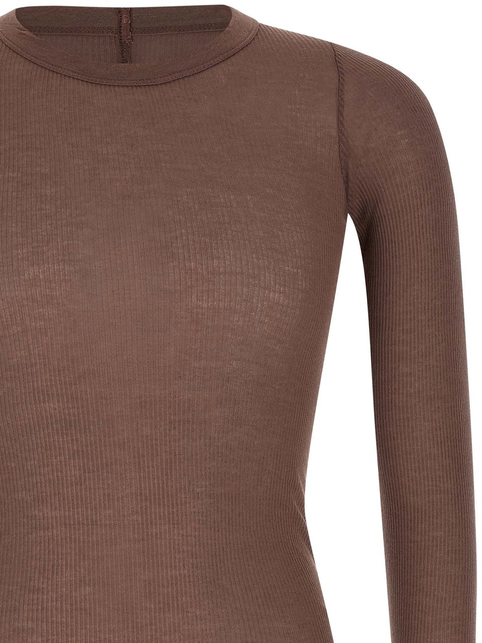 Rick Owens Purple Viscose T-Shirt Paars