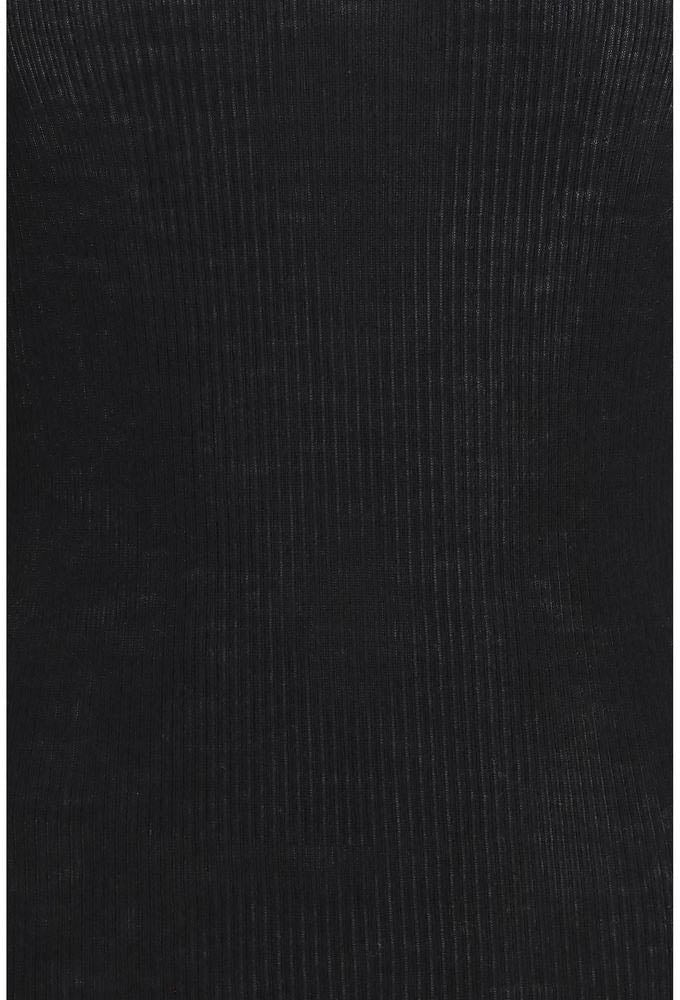Rick Owens Black Wool Oves Aries Sweatshirt Zwart