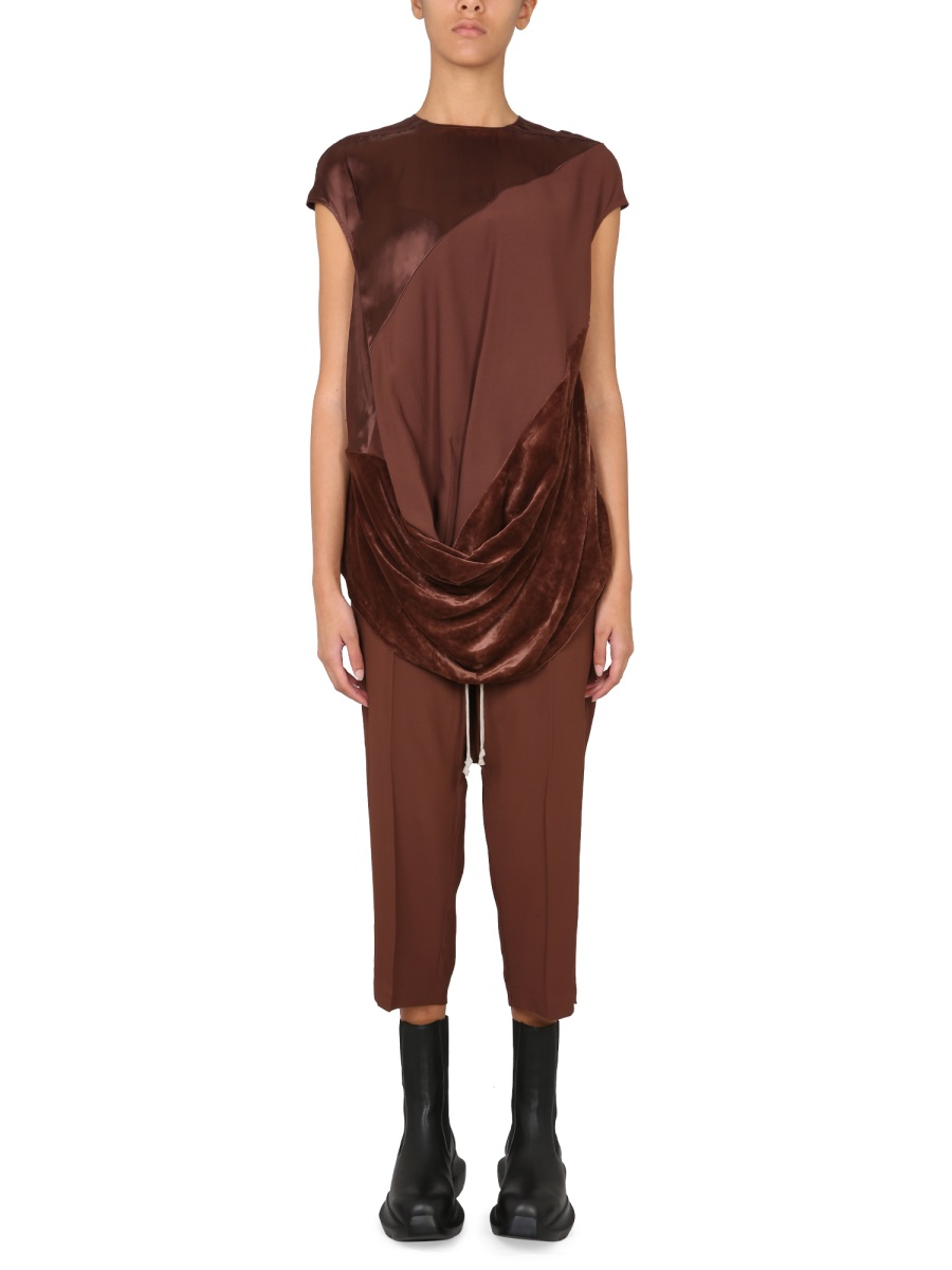 Rick Owens "INHUMAN" T-SHIRT Bruin