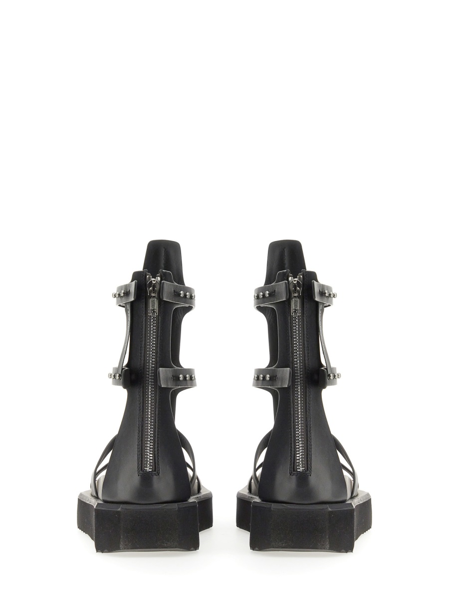 Rick Owens SANDAL TURBO CYCLOPS SPARTAN Zwart