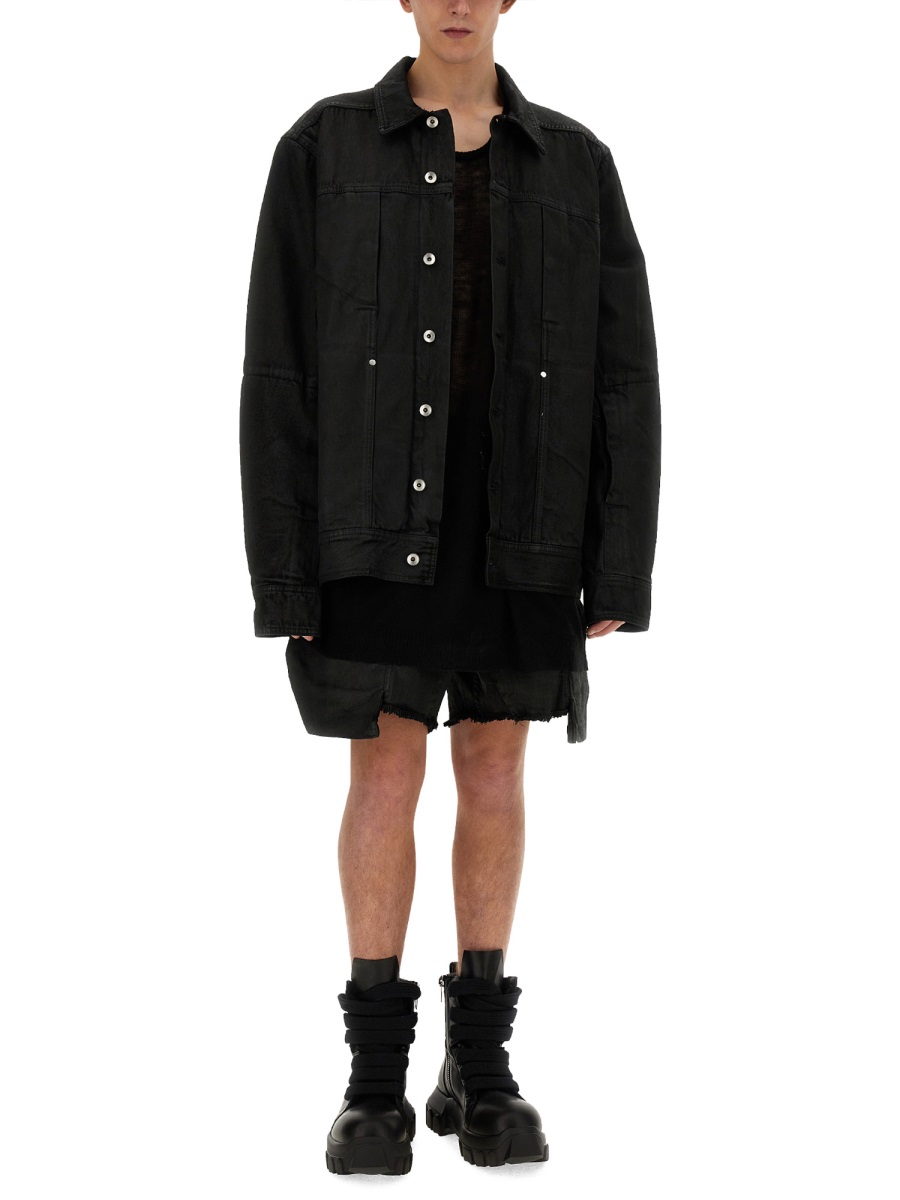 Rick Owens DENIM JACKET Zwart
