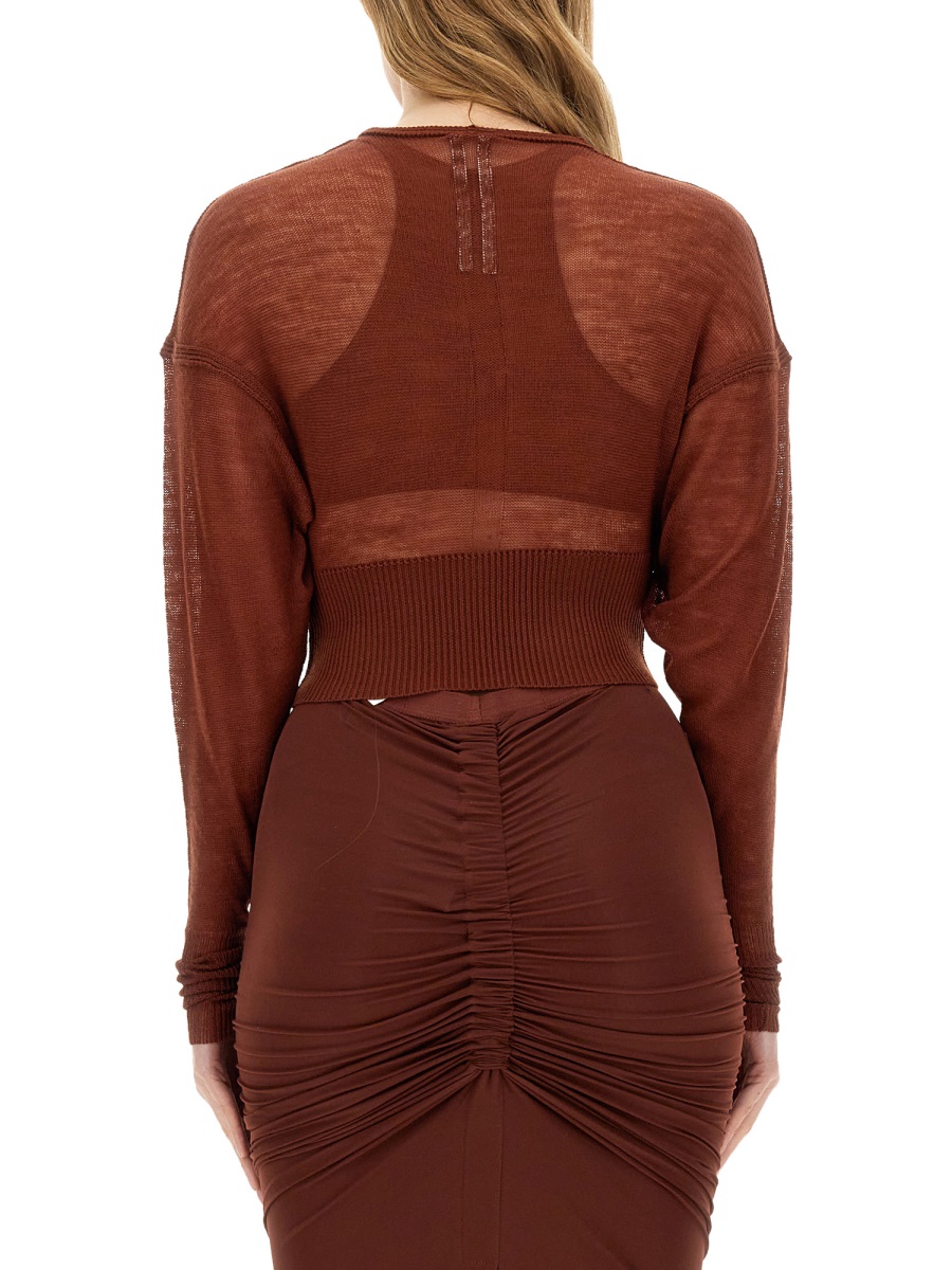 Rick Owens WOOL JERSEY. Rood